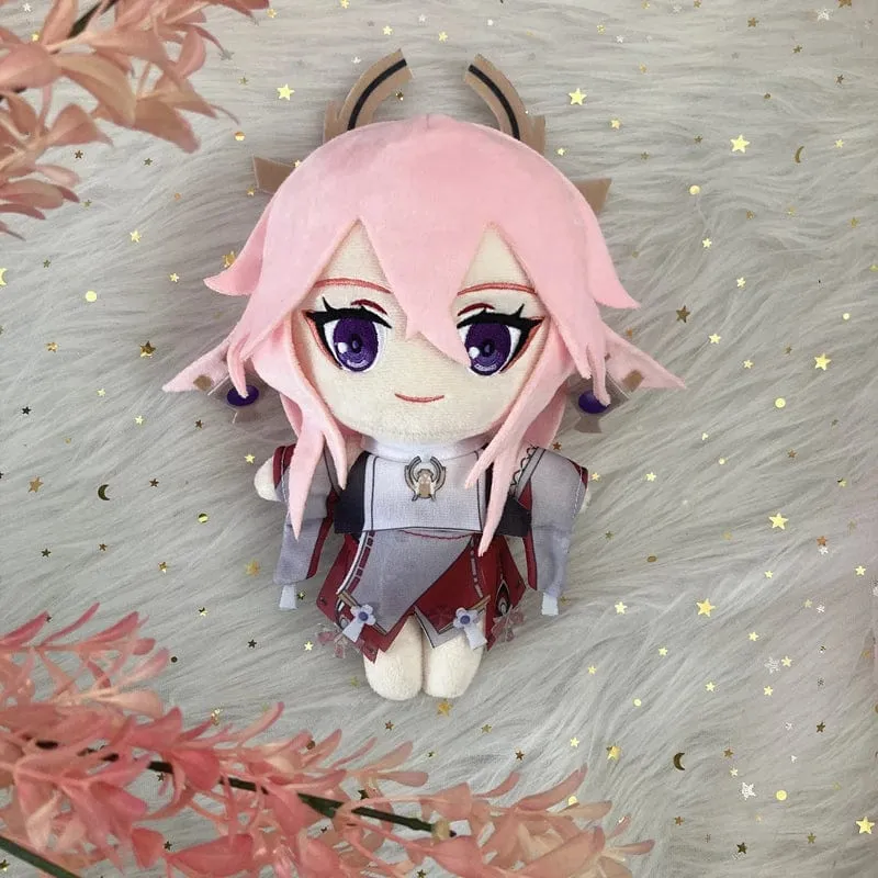20 cm Genshin Impact Sangonomiya Kokomi Wriothesley Lyney Furina Kindergeschenke Rund um das Spiel Kuscheltiere Plüschpuppenspielzeug