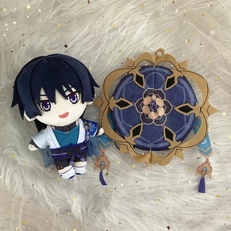20 cm Genshin Impact Sangonomiya Kokomi Wriothesley Lyney Furina Kindergeschenke Rund um das Spiel Kuscheltiere Plüschpuppenspielzeug