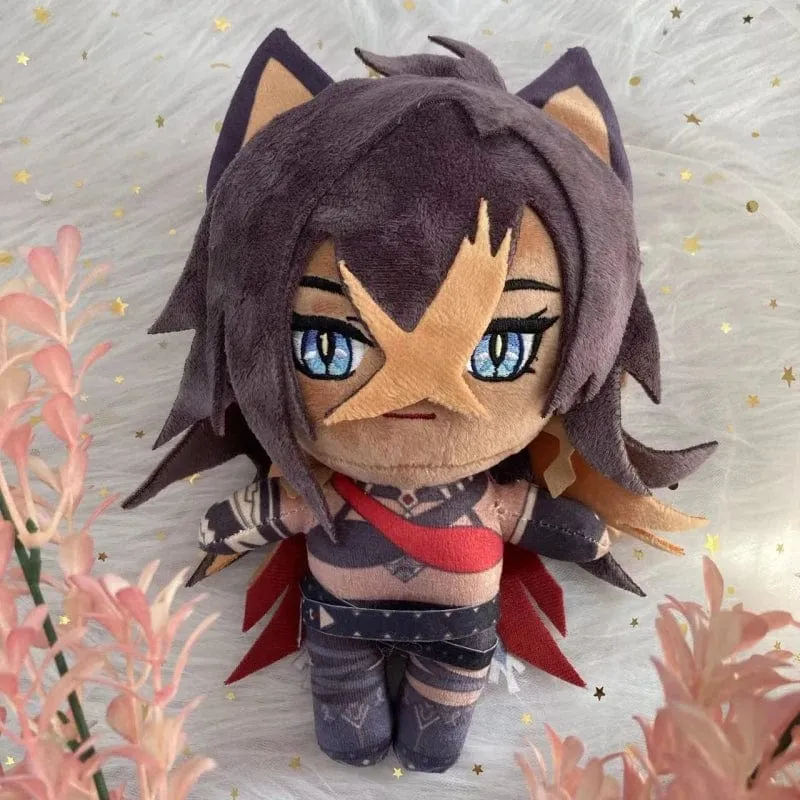20 cm Genshin Impact Sangonomiya Kokomi Wriothesley Lyney Furina Kindergeschenke Rund um das Spiel Kuscheltiere Plüschpuppenspielzeug