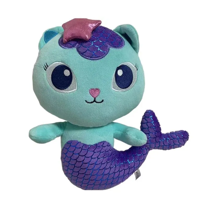 Gabby Puppenhaus Plüschtiere Kawaii Mercat Niedliche Kuscheltiere Meerjungfrau Katze Puppenhaus Plüschpuppen Kindergeburtstag Weihnachtsgeschenke