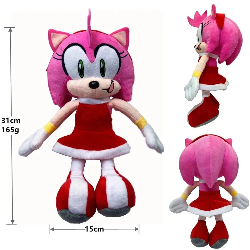 Supersonic Hedgehog Sonic Plüsch Cartoon Spiel Anime Kinder Plüsch Puppe Spielzeug Weihnachten Geburtstagsgeschenk Großhandel Größe 30cm