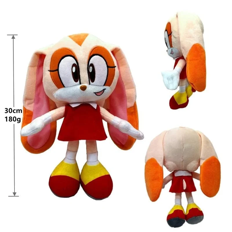 Supersonic Hedgehog Sonic Plüsch Cartoon Spiel Anime Kinder Plüsch Puppe Spielzeug Weihnachten Geburtstagsgeschenk Großhandel Größe 30cm