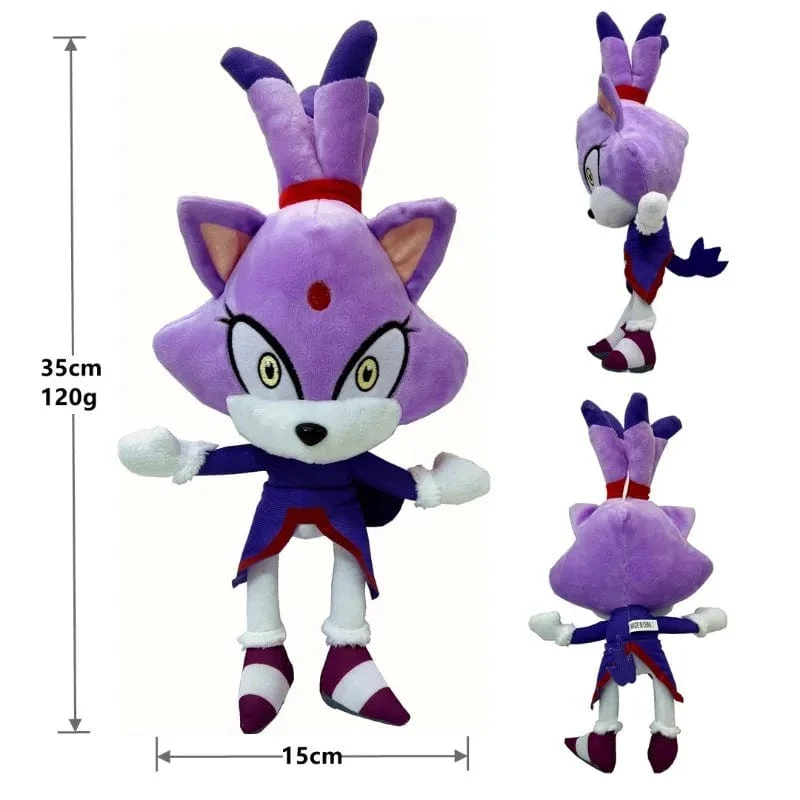 Supersonic Hedgehog Sonic Plüsch Cartoon Spiel Anime Kinder Plüsch Puppe Spielzeug Weihnachten Geburtstagsgeschenk Großhandel Größe 30cm