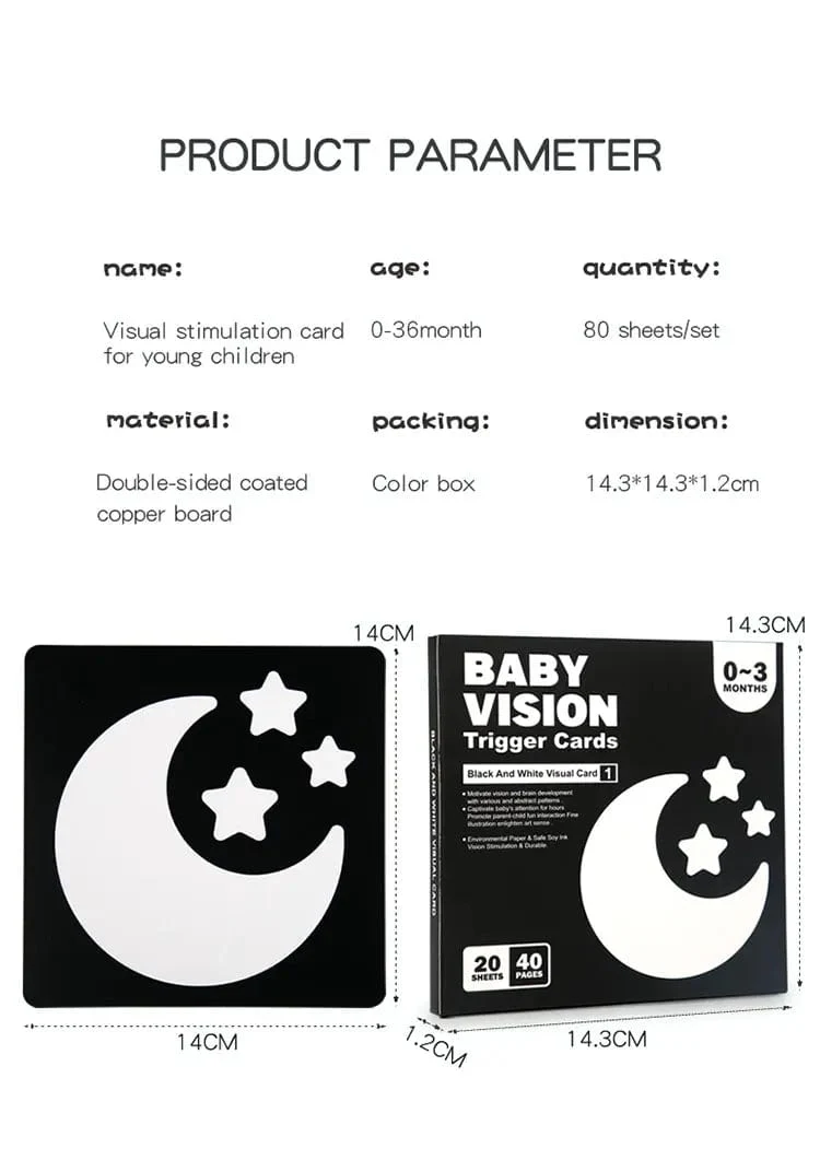 0-36M Baby Frühe Bildung Karte Schwarz Und Weiß Karten Farbe Training Visuelle Stimulation Montessori Form Tier Kognitiven Spielzeug