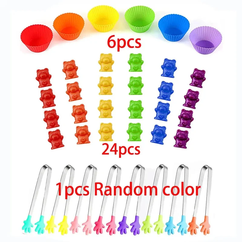 Regenbogen-Matching-Spiel für Kinder, Kognition, Regenbogen-Farbsortierung, Feinmotorik-Training, Montessori-Sensorik-Bildung, Puzzle-Spielzeug, Geschenk