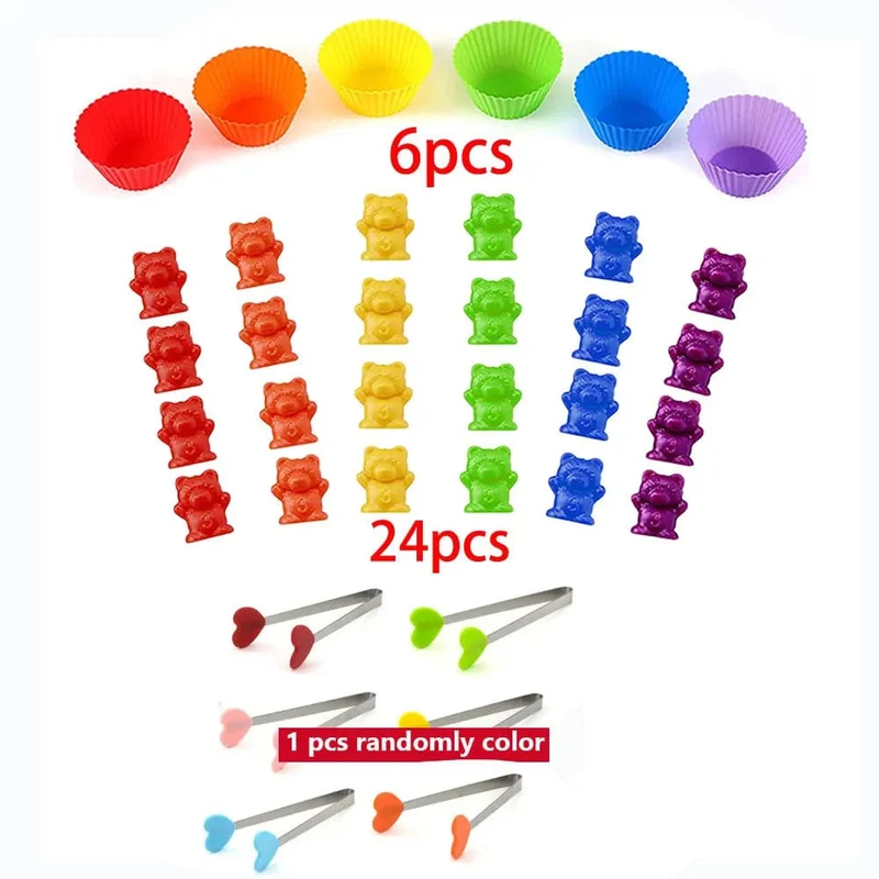 Regenbogen-Matching-Spiel für Kinder, Kognition, Regenbogen-Farbsortierung, Feinmotorik-Training, Montessori-Sensorik-Bildung, Puzzle-Spielzeug, Geschenk