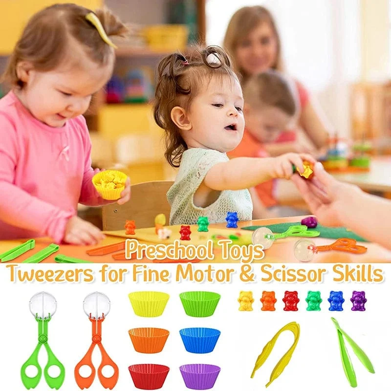 Regenbogen-Matching-Spiel für Kinder, Kognition, Regenbogen-Farbsortierung, Feinmotorik-Training, Montessori-Sensorik-Bildung, Puzzle-Spielzeug, Geschenk