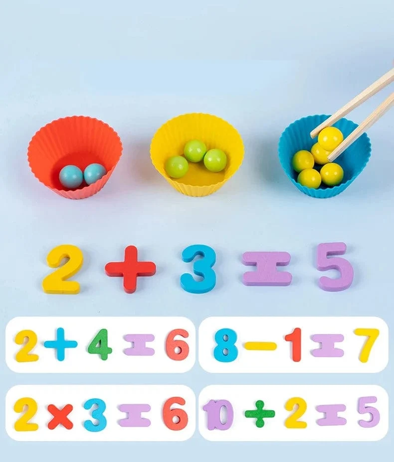 Clip Perlen Holz Spielzeug Kinder Sortierung Schüssel Kleinkind Lernen Aktivitäten Feine Motor Fähigkeiten Spielzeug Vorschule Früh Pädagogisches Montessori