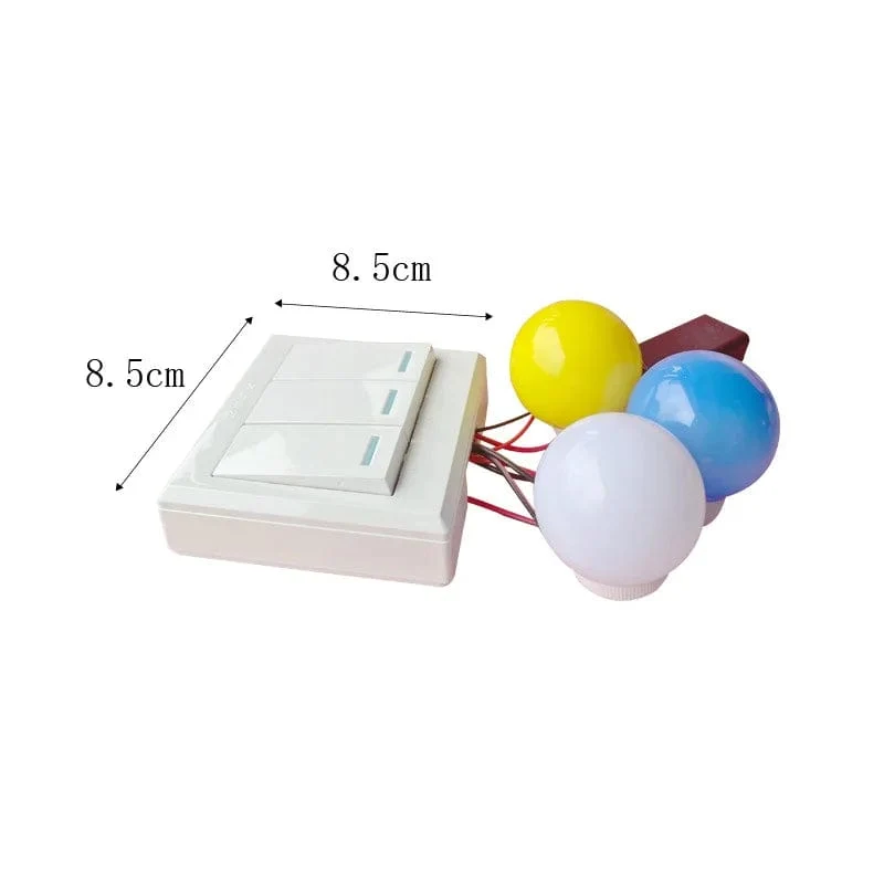 Busy Board DIY Material Zubehör Lampen Türklingel Montessori Lehrmittel Praktische Fähigkeiten Ton Farberkennung Holzspielzeug