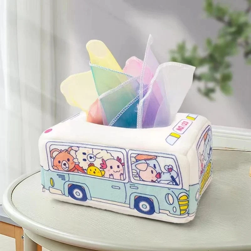 Baby Ziehen Papier Handtuch Reißen Tissue Box Baby Puzzle Frühen Bildung Montessori Kinder Tuch Spielzeug