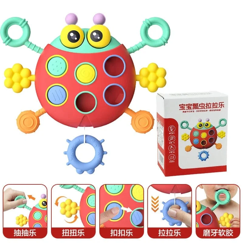 Pädagogisches Lernen Montessori-Spielzeug Busy Cube Praktisches Fähigkeitstraining Lock Box Feinmotorik-Fähigkeitsentwicklung Würfelspielzeug für Kinder