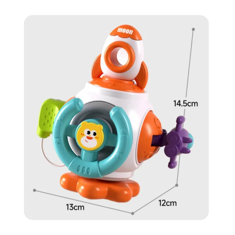 Pädagogisches Lernen Montessori-Spielzeug Busy Cube Praktisches Fähigkeitstraining Lock Box Feinmotorik-Fähigkeitsentwicklung Würfelspielzeug für Kinder