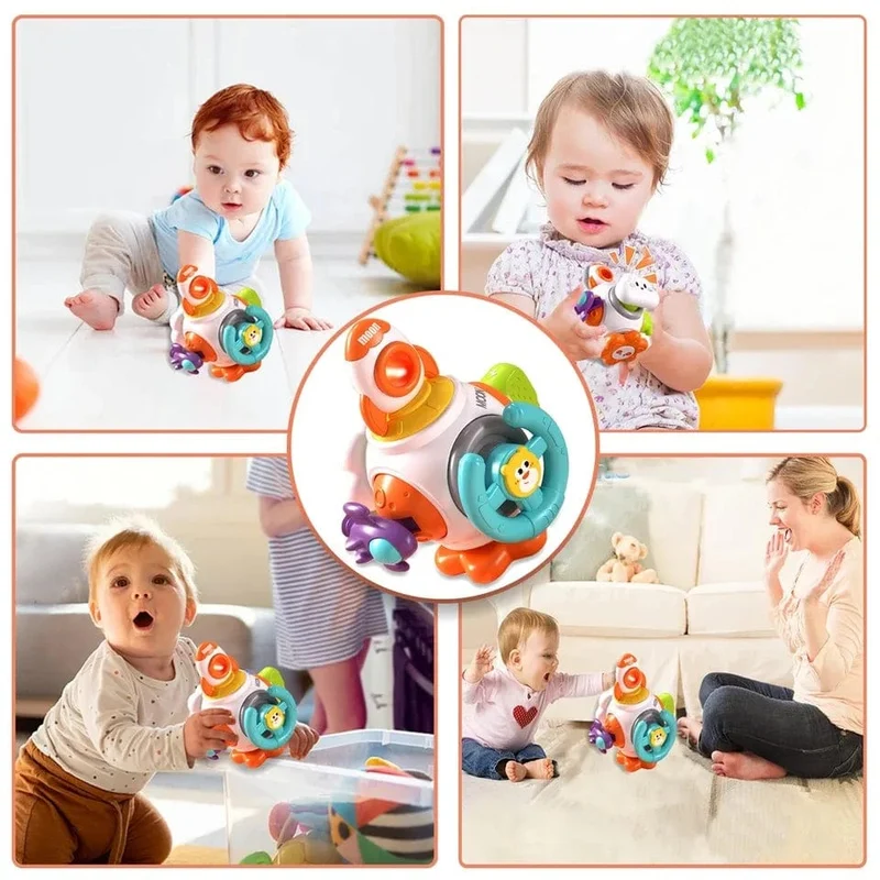 Pädagogisches Lernen Montessori-Spielzeug Busy Cube Praktisches Fähigkeitstraining Lock Box Feinmotorik-Fähigkeitsentwicklung Würfelspielzeug für Kinder