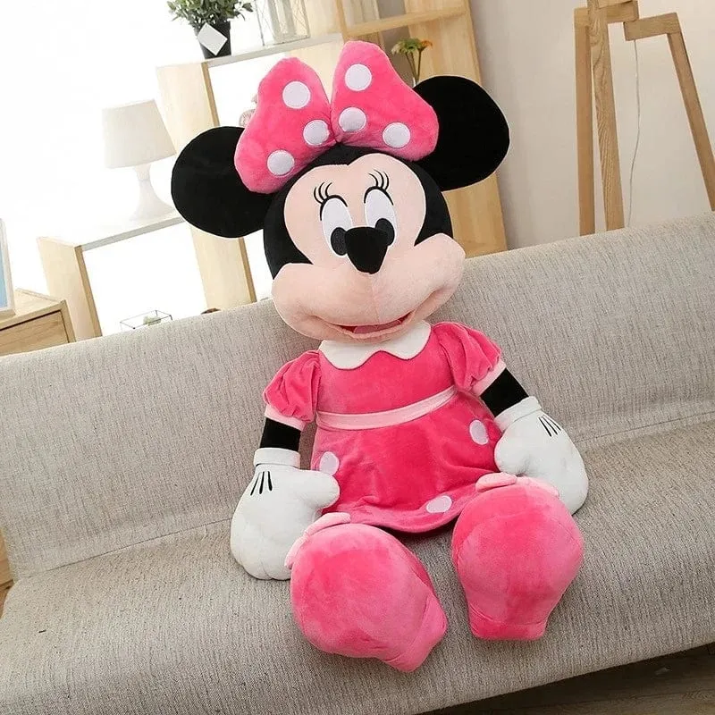 40–100 cm gefüllt Mickey & Minnie Maus Plüschtier Soft Goofy Pluto Donald Duck Mickey Minnie Puppen Geburtstag Hochzeitsgeschenke für Kinder