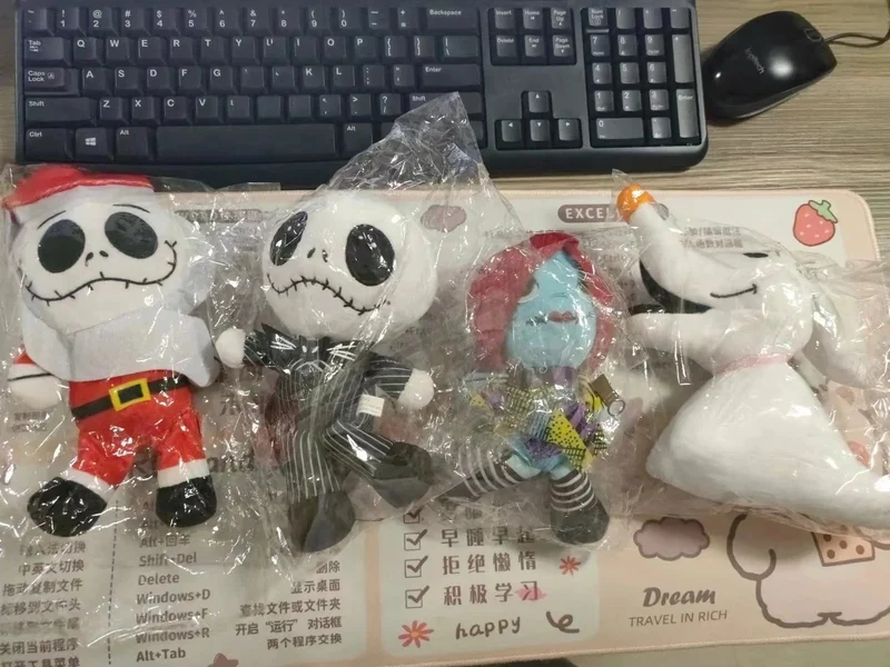 20 cm Der Albtraum vor Weihnachten Sally Jack Skellington Plüschtiere Zero Hund Plüschtiere Halloween Geschenke Valentinstag Geschenk
