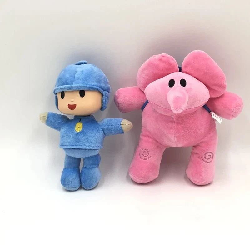 Let's Go Pocoyo Plüschpuppe Spielzeug Elefant Elly Pato Fred Loula Schläfriger Vogel Plüschkissen Gefüllte Kinder Weihnachtsgeburtstagsgeschenke