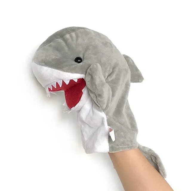 Weiche Stofftierpuppe, Tierplüschpuppe, pädagogisches Babyspielzeug, Löwe, Elefant, Affe, Giraffe, Tiger, Hase, Kawaii, Handfingerpuppe