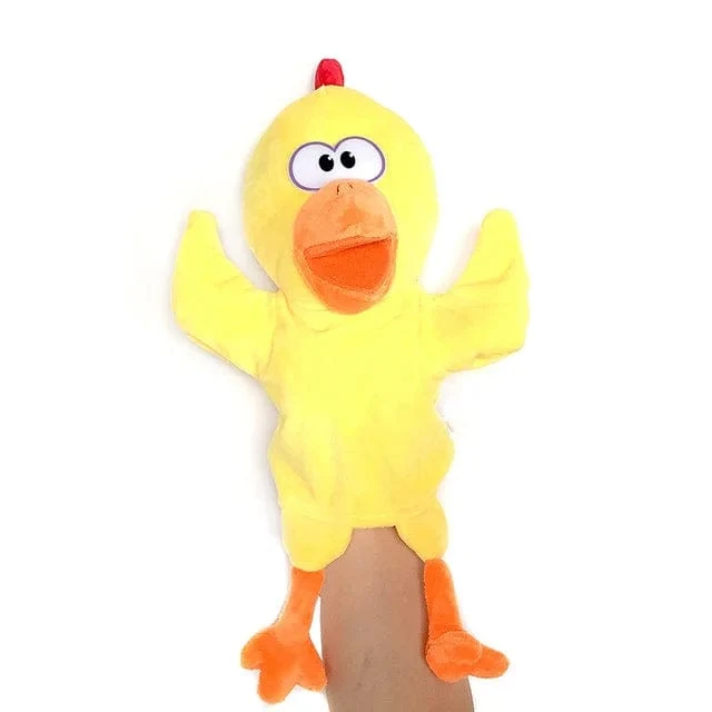 Weiche Stofftierpuppe, Tierplüschpuppe, pädagogisches Babyspielzeug, Löwe, Elefant, Affe, Giraffe, Tiger, Hase, Kawaii, Handfingerpuppe