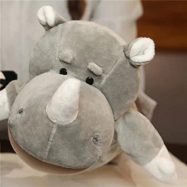 Weiche Stofftierpuppe, Tierplüschpuppe, pädagogisches Babyspielzeug, Löwe, Elefant, Affe, Giraffe, Tiger, Hase, Kawaii, Handfingerpuppe