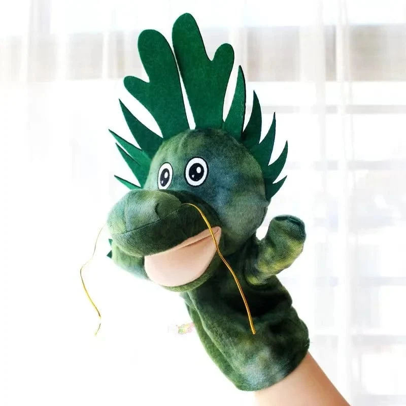 Weiche Stofftierpuppe, Tierplüschpuppe, pädagogisches Babyspielzeug, Löwe, Elefant, Affe, Giraffe, Tiger, Hase, Kawaii, Handfingerpuppe