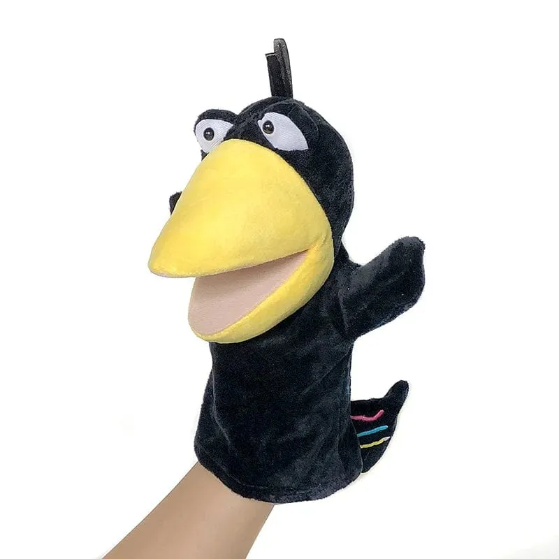 Weiche Stofftierpuppe, Tierplüschpuppe, pädagogisches Babyspielzeug, Löwe, Elefant, Affe, Giraffe, Tiger, Hase, Kawaii, Handfingerpuppe