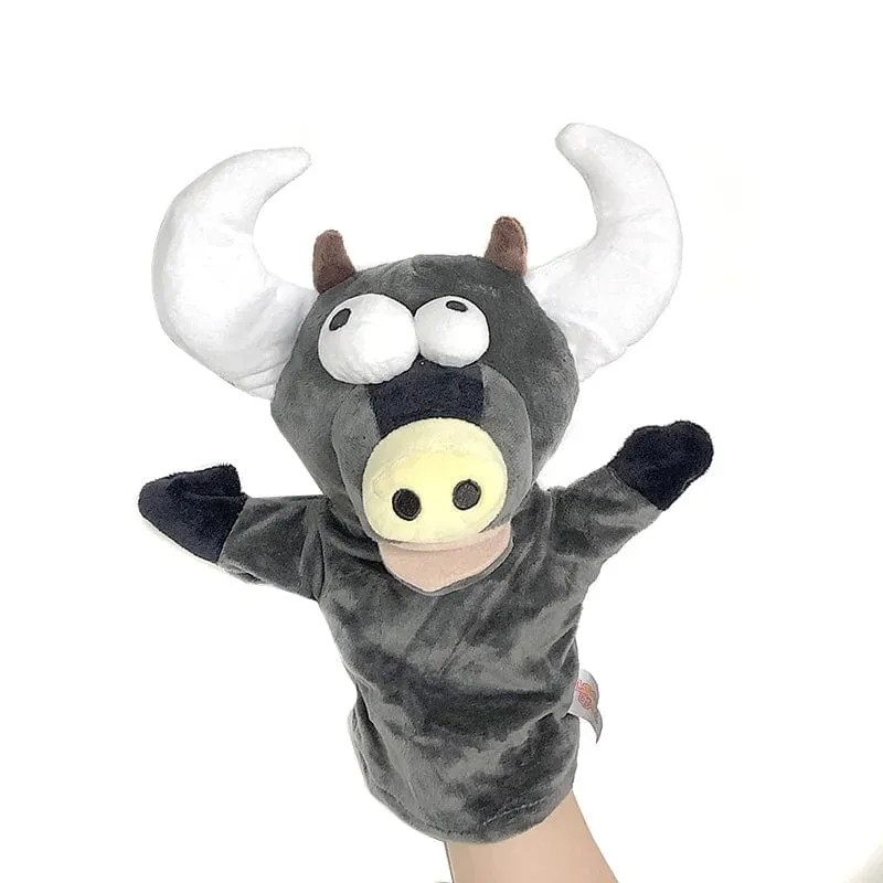 Weiche Stofftierpuppe, Tierplüschpuppe, pädagogisches Babyspielzeug, Löwe, Elefant, Affe, Giraffe, Tiger, Hase, Kawaii, Handfingerpuppe