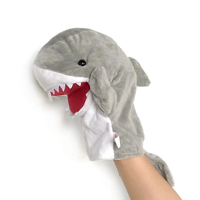 Weiche Stofftierpuppe, Tierplüschpuppe, pädagogisches Babyspielzeug, Löwe, Elefant, Affe, Giraffe, Tiger, Hase, Kawaii, Handfingerpuppe