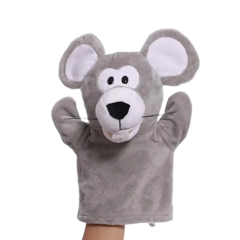 Weiche Stofftierpuppe, Tierplüschpuppe, pädagogisches Babyspielzeug, Löwe, Elefant, Affe, Giraffe, Tiger, Hase, Kawaii, Handfingerpuppe