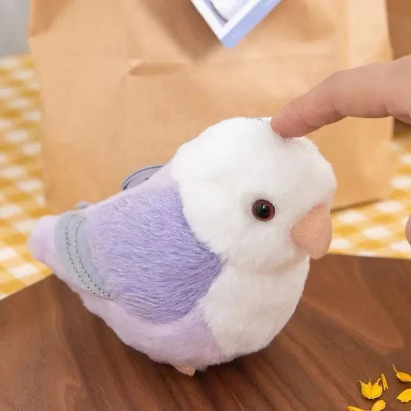 Lovebird Papagei High Fidelity Pfingstrose Papagei Plüschtier Wellensittich Wellensittich Plüschtiere Lebensechte Tiere Simulation Gefülltes Puppenspielzeug