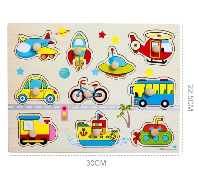 Kinder Holz Nagel Greifen Bord Puzzle Erkenntnis Obst Gemüse Transport Farbe Montessori Frühen Bildung Spielzeug TMZ