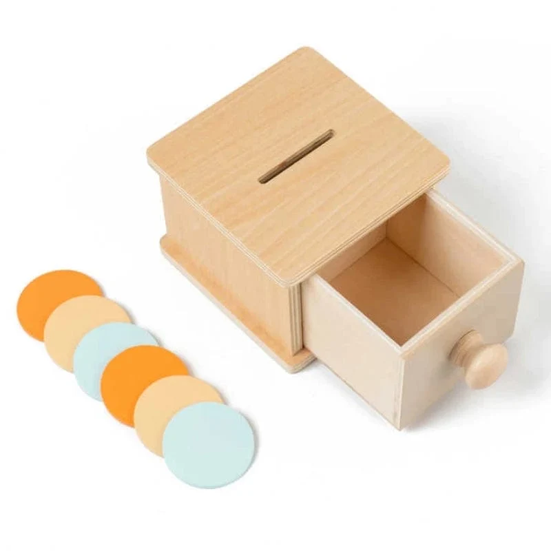 Montessori Frühen Bildung Kinder 0-3 Intelligenz Entwicklung Holz Runde Ball Pädagogisches Baby Ziel Box Lehrmittel Spielzeug