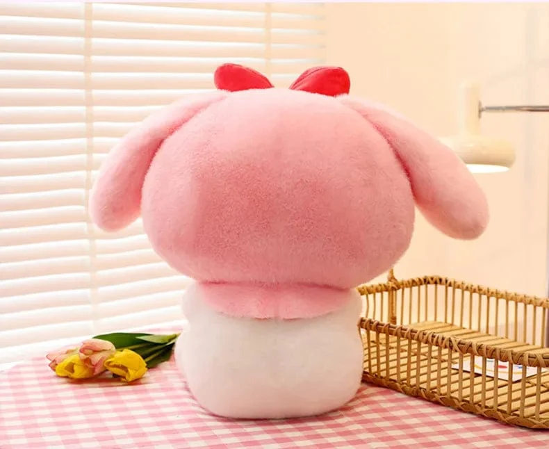 Sanrio Erdbeere Kuromi Puppe Plüschtier Melodie Erdbeere Cinnamoroll Puppen Kinder Schlafen Kindergeburtstag Spielzeug Geschenke