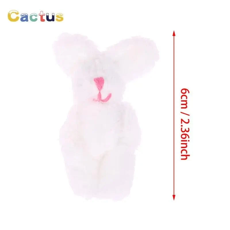 4/4.5/6 cm Mini-Teddybär Plüschtier Joint Bear Cartoon Gefüllte Puppen Langohr-Kaninchen Spielzeug Souvenirs für Kinder Kleine Geschenke