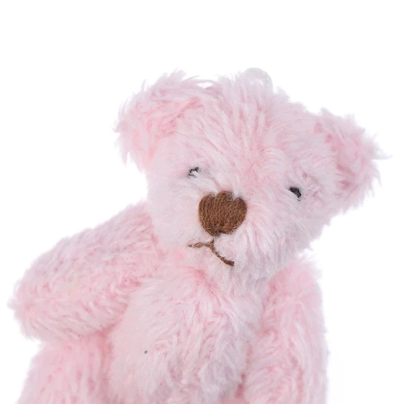 4/4.5/6 cm Mini-Teddybär Plüschtier Joint Bear Cartoon Gefüllte Puppen Langohr-Kaninchen Spielzeug Souvenirs für Kinder Kleine Geschenke