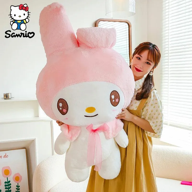 Kawaii Sanrio Plüschtiere 25 cm Kuromi My Melody Plüschtiere Puppen Süße Sanrio Merch Cartoon Anime Gefüllte Plüschtiere Geburtstagsgeschenke