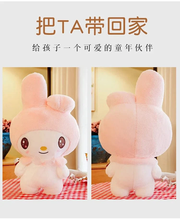 Kawaii Sanrio Plüschtiere 25 cm Kuromi My Melody Plüschtiere Puppen Süße Sanrio Merch Cartoon Anime Gefüllte Plüschtiere Geburtstagsgeschenke