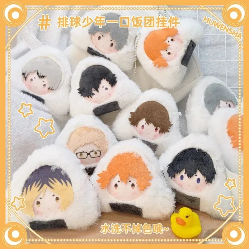 10 cm Original Gefüllte Anime Haikyuu Plüsch Puppe Anhänger Nette Hinata Kageyama Kozume Kenma Oikawa Tooru Sugawar Schlüsselbund Spielzeug Geschenk