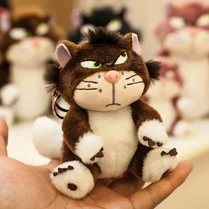 12cm Schöne Disney Lucifer Plüsch-Schlüsselanhänger Puppe Kawaii Tasche Anhänger Plüsch Stofftier Rucksack Anhänger Geburtstagsgeschenk für Kinder