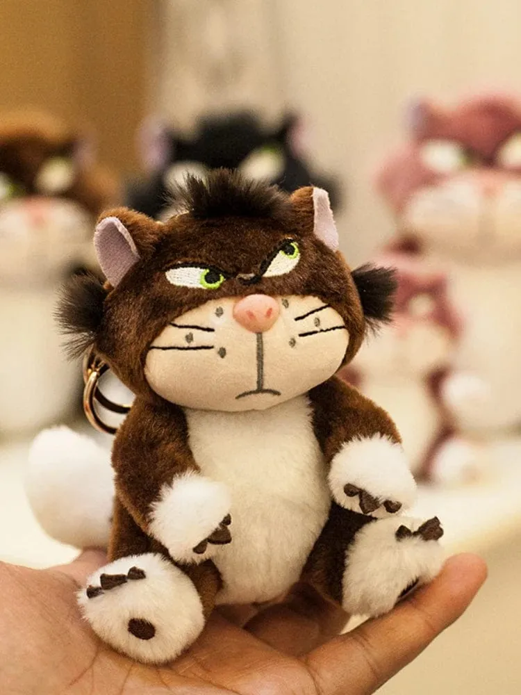 12cm Schöne Disney Lucifer Plüsch-Schlüsselanhänger Puppe Kawaii Tasche Anhänger Plüsch Stofftier Rucksack Anhänger Geburtstagsgeschenk für Kinder