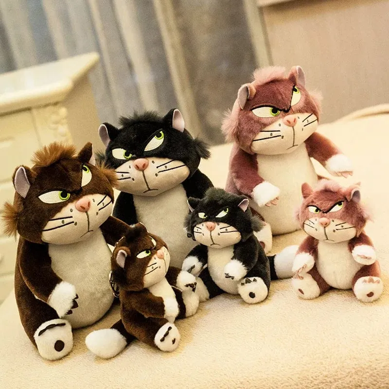 12cm Schöne Disney Lucifer Plüsch-Schlüsselanhänger Puppe Kawaii Tasche Anhänger Plüsch Stofftier Rucksack Anhänger Geburtstagsgeschenk für Kinder