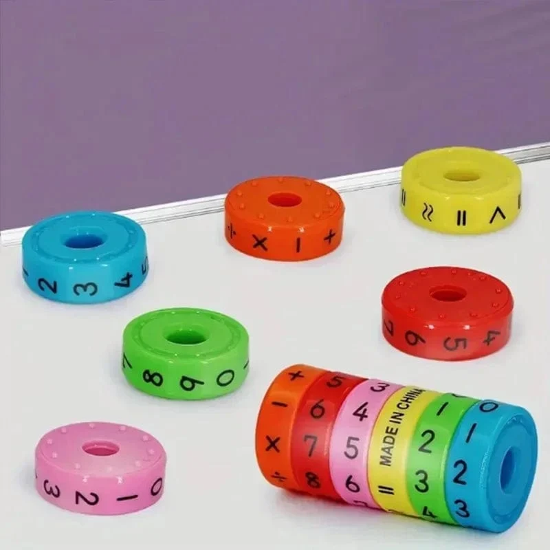 Magnetisches Montessori-Spielzeug, frühes Lernen, pädagogisches Spielzeug für Kinder, Mathematik, Wirtschaft, Zahlen, DIY-Zusammenbau von Puzzles für Kinder, Jungen und Mädchen