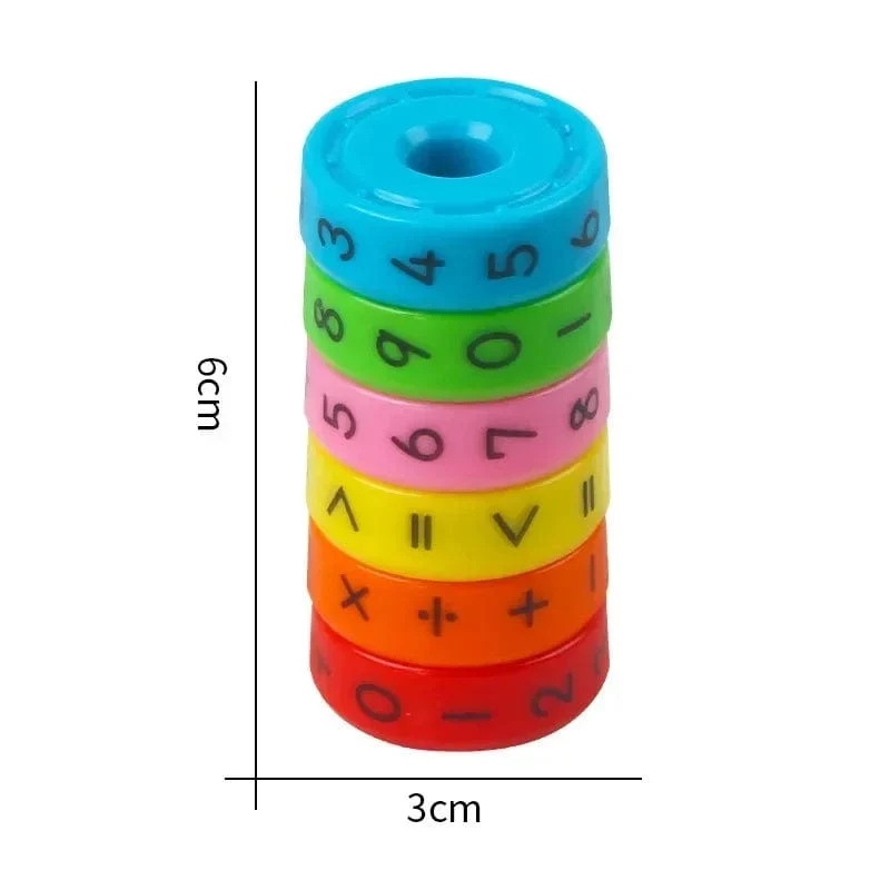Magnetisches Montessori-Spielzeug, frühes Lernen, pädagogisches Spielzeug für Kinder, Mathematik, Wirtschaft, Zahlen, DIY-Zusammenbau von Puzzles für Kinder, Jungen und Mädchen