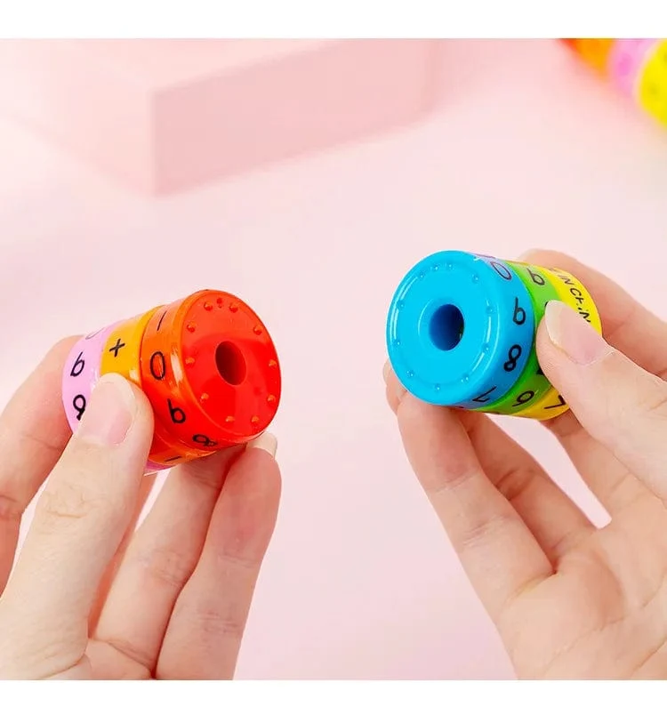 Magnetisches Montessori-Spielzeug, frühes Lernen, pädagogisches Spielzeug für Kinder, Mathematik, Wirtschaft, Zahlen, DIY-Zusammenbau von Puzzles für Kinder, Jungen und Mädchen