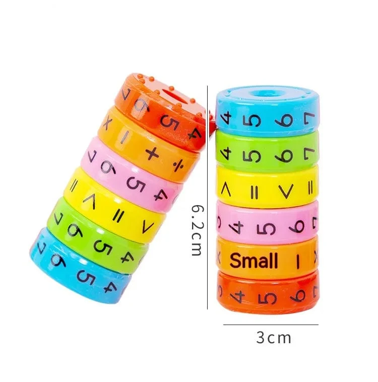 Magnetisches Montessori-Spielzeug, frühes Lernen, pädagogisches Spielzeug für Kinder, Mathematik, Wirtschaft, Zahlen, DIY-Zusammenbau von Puzzles für Kinder, Jungen und Mädchen