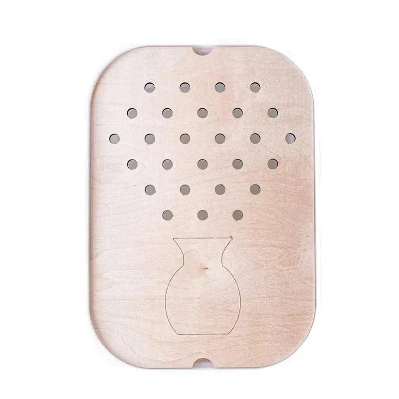 Sensorisches Tablett für Kinder, Tisch, Farbe, Haarballen, Spiel aus Holzfliesen, Montessori-Spielzeug für die frühe Bildung, Kinderspielzeug, pädagogisches Zubehör