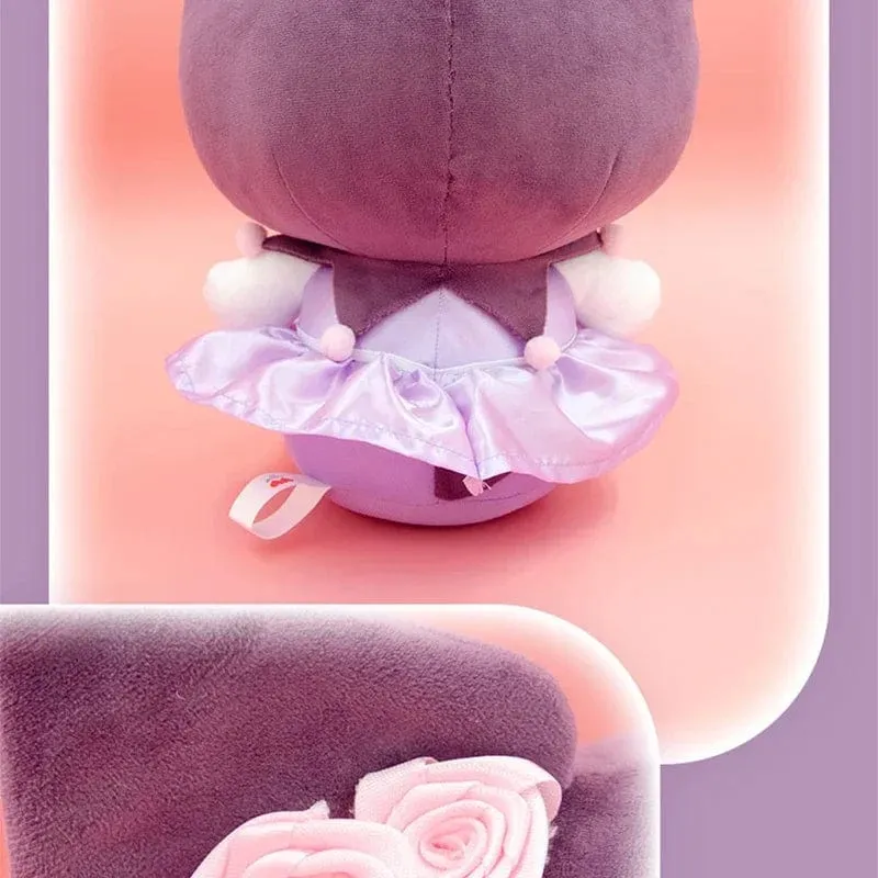 Anime Sanrio Kuromi Hallo Kitty Kawaii My Melody Gefüllte Plüschtiere Süße Puppen Anhänger Schlüsselanhänger Geburtstagsparty Geschenk für Mädchen Kind