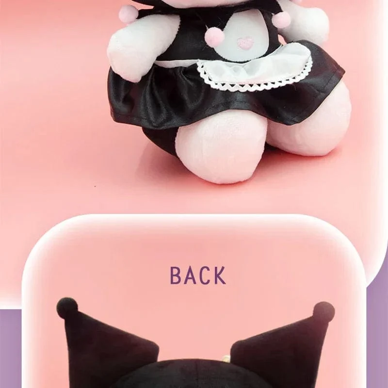 Anime Sanrio Kuromi Hallo Kitty Kawaii My Melody Gefüllte Plüschtiere Süße Puppen Anhänger Schlüsselanhänger Geburtstagsparty Geschenk für Mädchen Kind