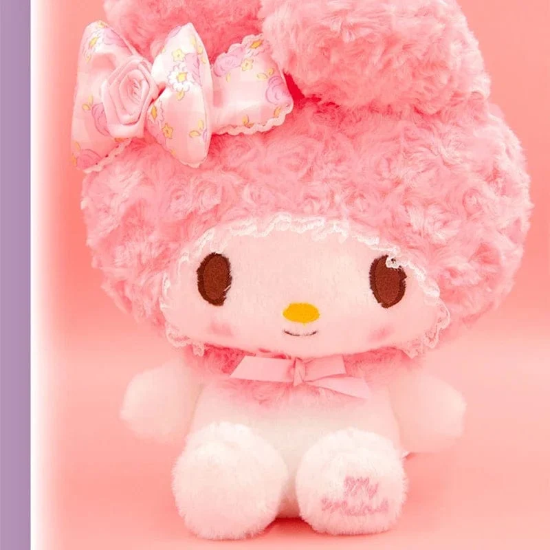 Anime Sanrio Kuromi Hallo Kitty Kawaii My Melody Gefüllte Plüschtiere Süße Puppen Anhänger Schlüsselanhänger Geburtstagsparty Geschenk für Mädchen Kind