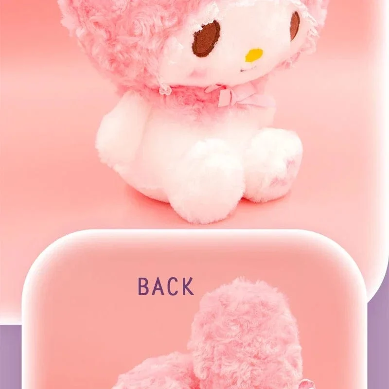 Anime Sanrio Kuromi Hallo Kitty Kawaii My Melody Gefüllte Plüschtiere Süße Puppen Anhänger Schlüsselanhänger Geburtstagsparty Geschenk für Mädchen Kind