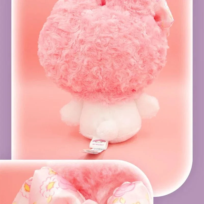 Anime Sanrio Kuromi Hallo Kitty Kawaii My Melody Gefüllte Plüschtiere Süße Puppen Anhänger Schlüsselanhänger Geburtstagsparty Geschenk für Mädchen Kind